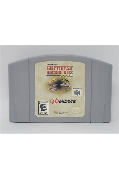 Nintendo 64 N64 Midway's Greatest Arcade Hits Volume 1 - Cartridge Only - Pre-Owned 