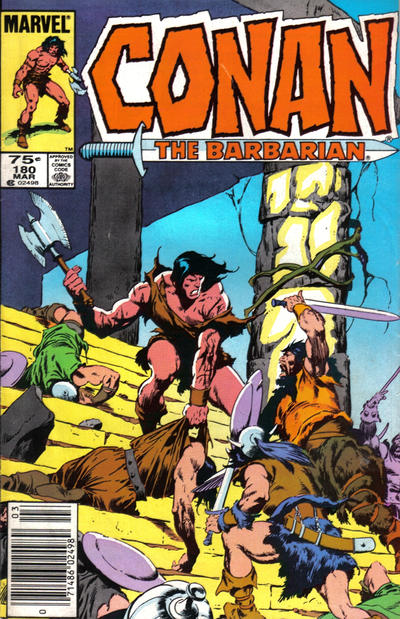 Conan The Barbarian #180 [Newsstand]-Very Good (3.5 – 5)