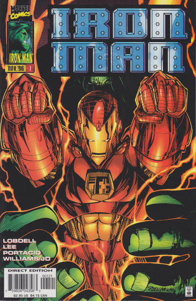 Iron Man #1 [Direct Edition Variant]-Near Mint (9.2 - 9.8)