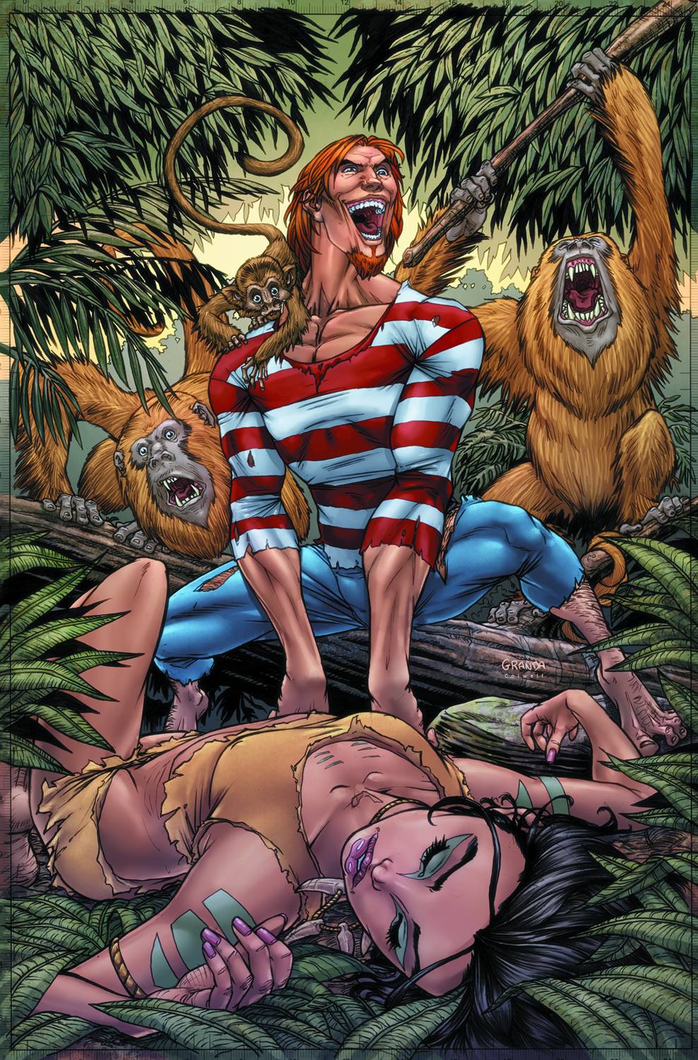 Grimm Fairy Tales Jungle Book #3 B Cover Granda