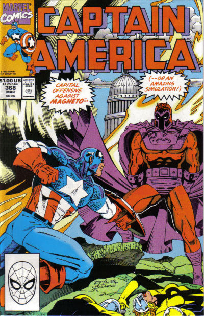 Captain America #368 [Direct] - Vf- 7.5