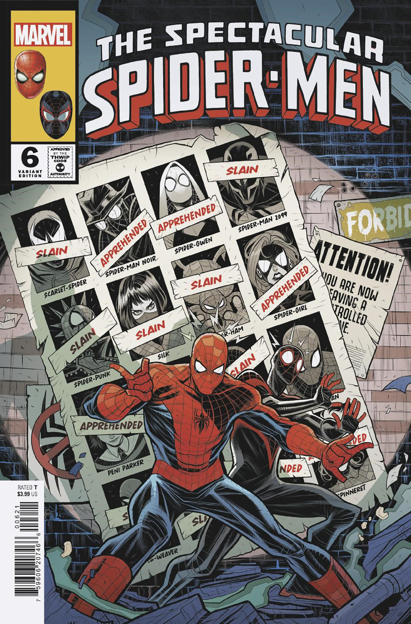 Spectacular Spider-Men #6 Elizabeth Torque Homage Variant (Deadpool/Wolverine: Weapon X-Traction)