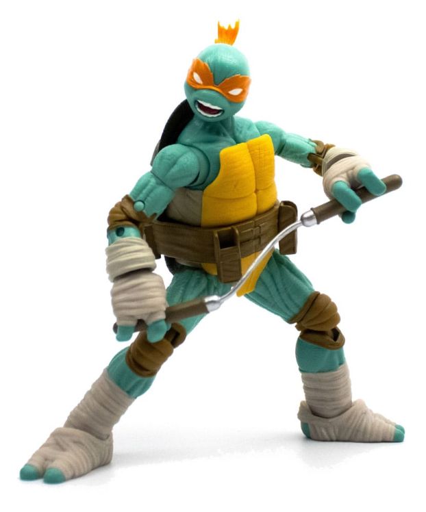 Teenage Mutant Ninja Turtles Bst Axn Comic Wave 1 Michaelangelo Comic Heroes 5in Fig