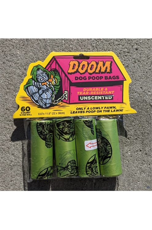 Doom Brand Dog Poop Bags (60 Ct)