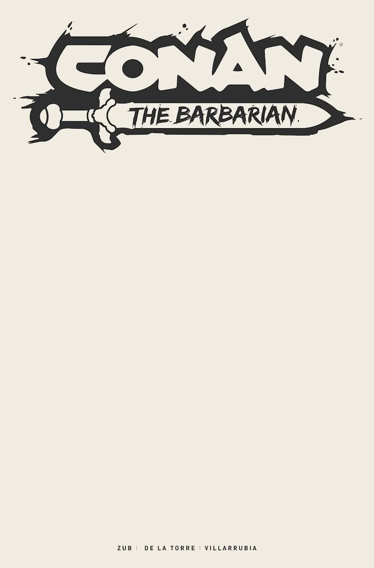 Conan the Barbarian (2023) #1 Cover H Color Blank Sketch (Mature)
