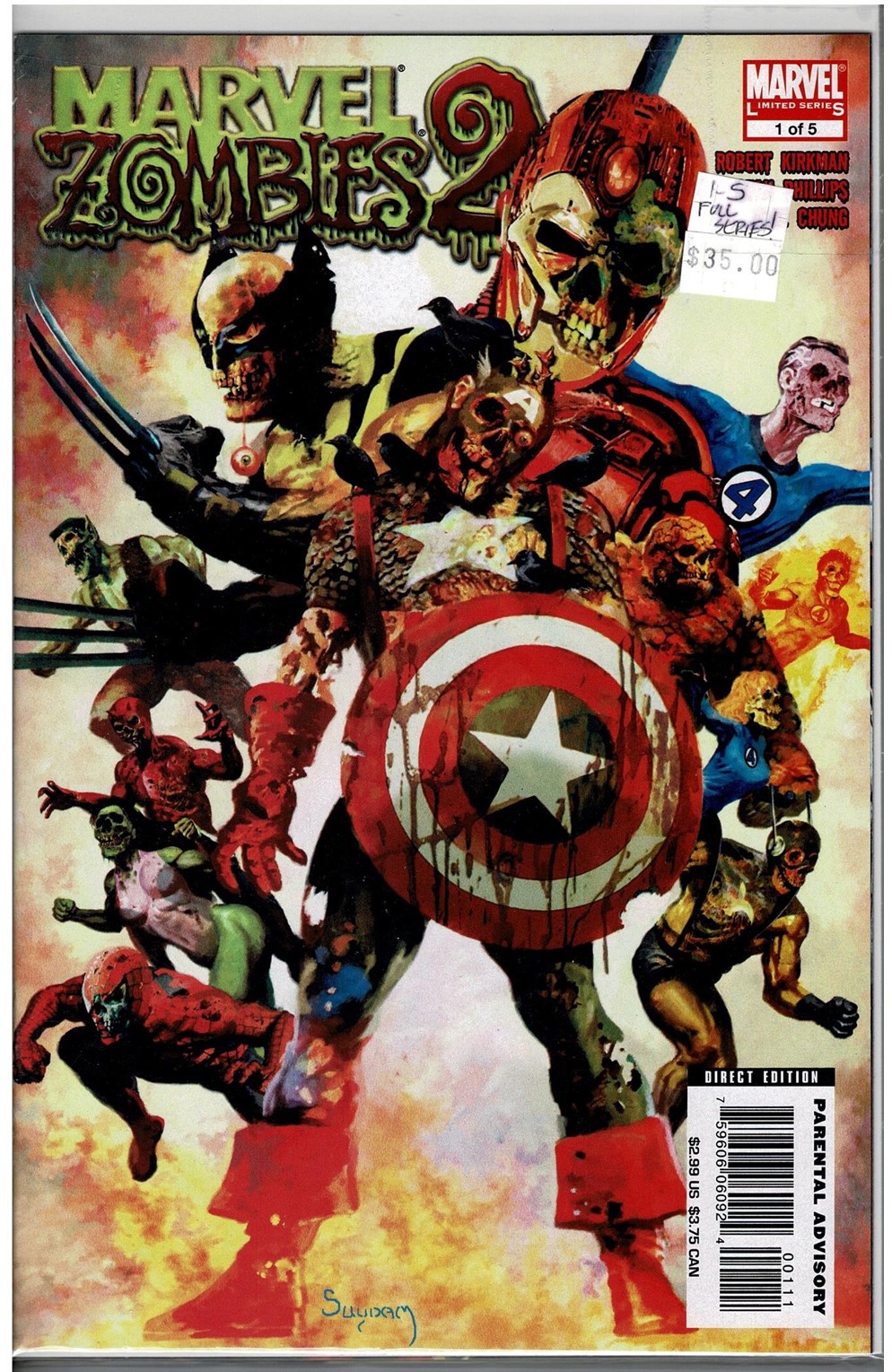 Marvel Zombies 2 #1-5  Comic Pack
