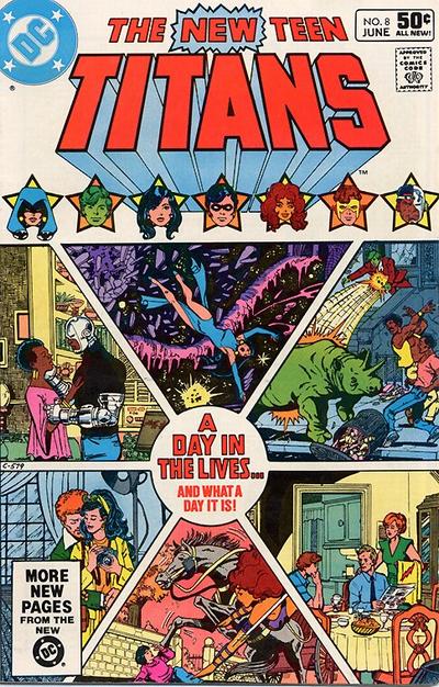 The New Teen Titans #8 [Direct]-Near Mint (9.2 - 9.8)