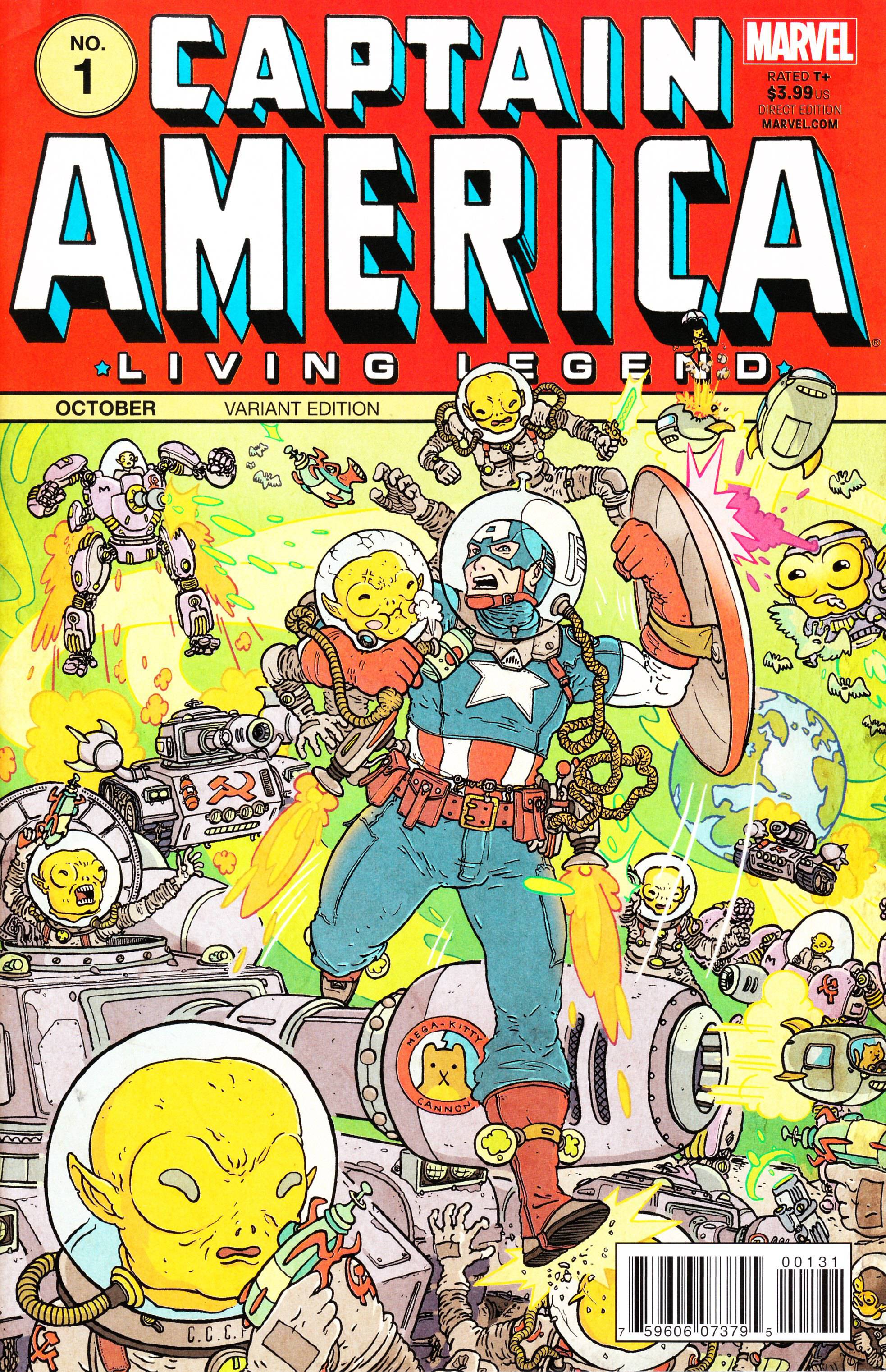Captain America Living Legend #1 1 for 50 Incentive Vintage Variant