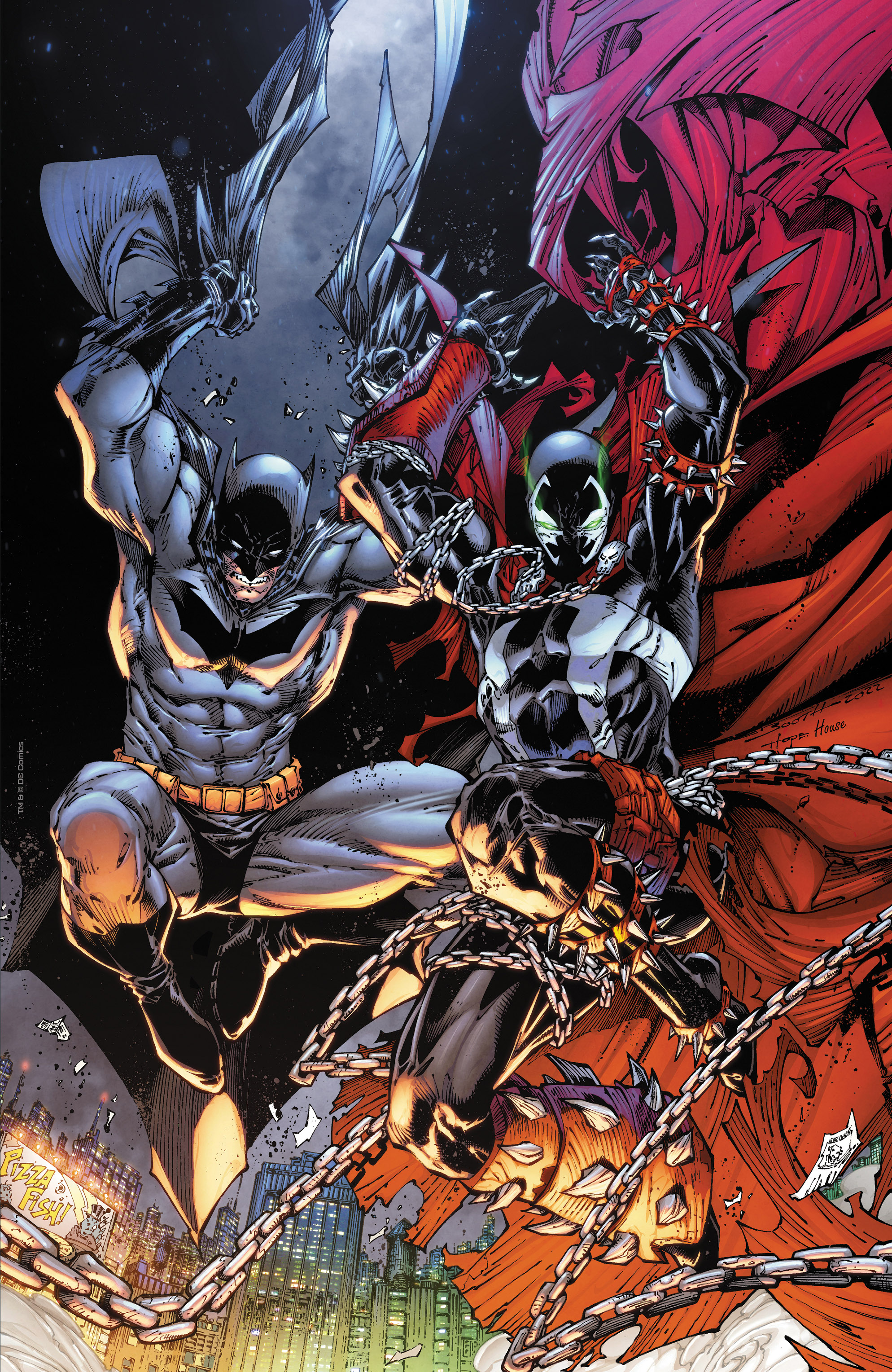 Batman Spawn #1 (One Shot) Cover M 1 For 50 Incentive Brett Booth Variant