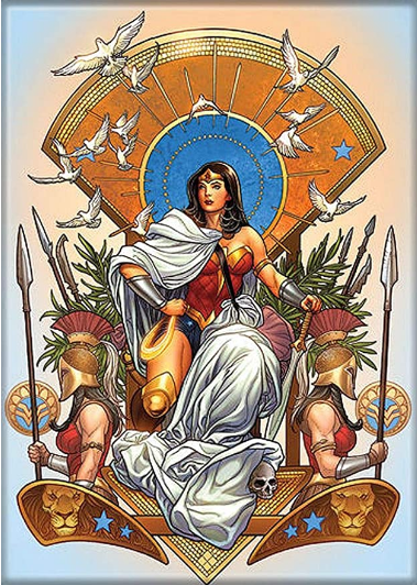 DC HEROES COMIC 48PC MAGNET ASST (C: 1-1-2) Wonder Woman Frank Cho