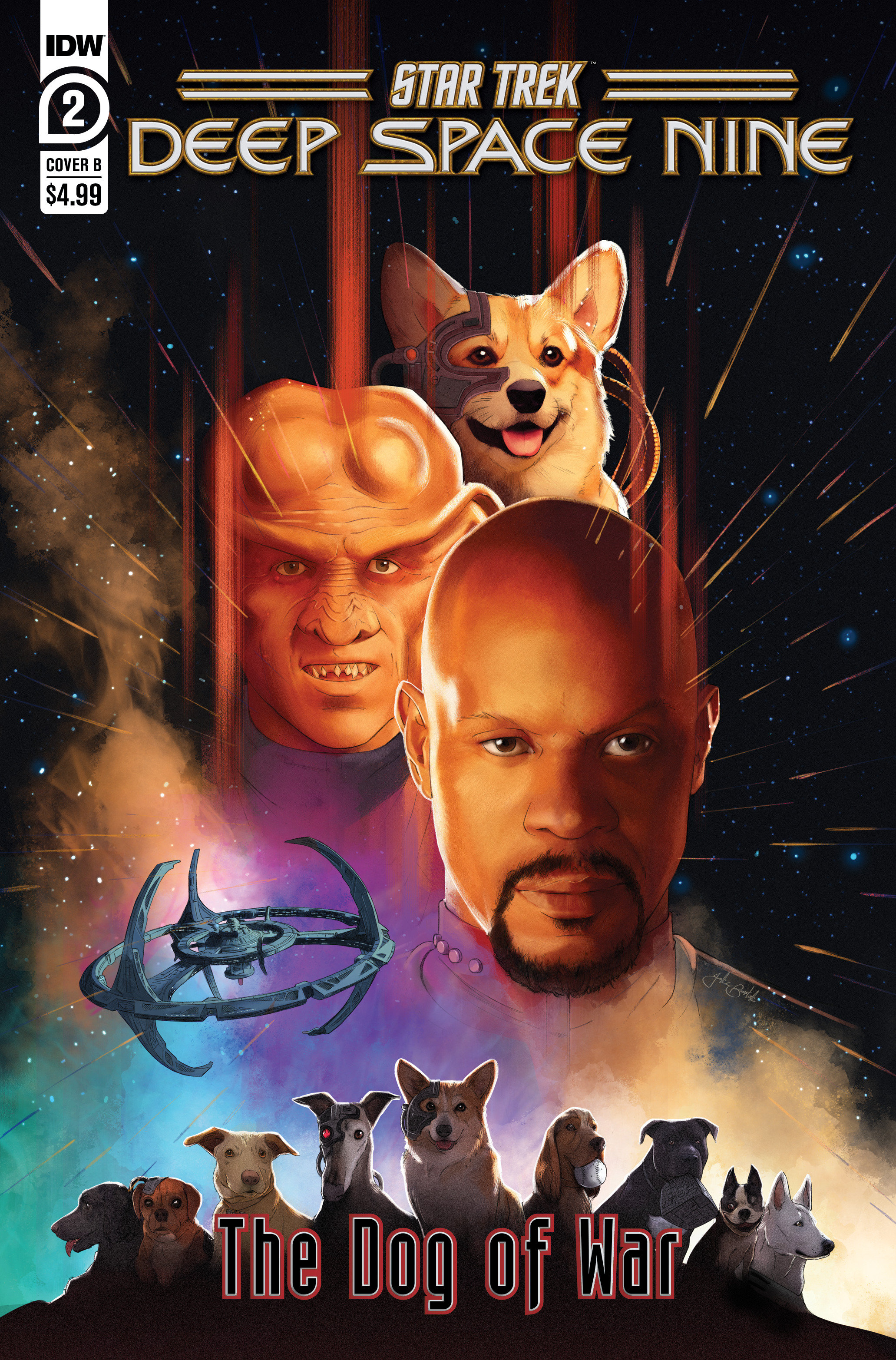 Star Trek Deep Space Nine The Dog of War #2 Cover B Bartok