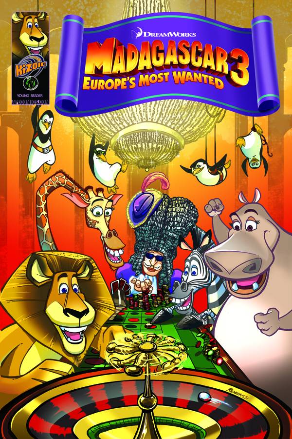 Madagascar 3 Prequel Digest Graphic Novel Long Live King