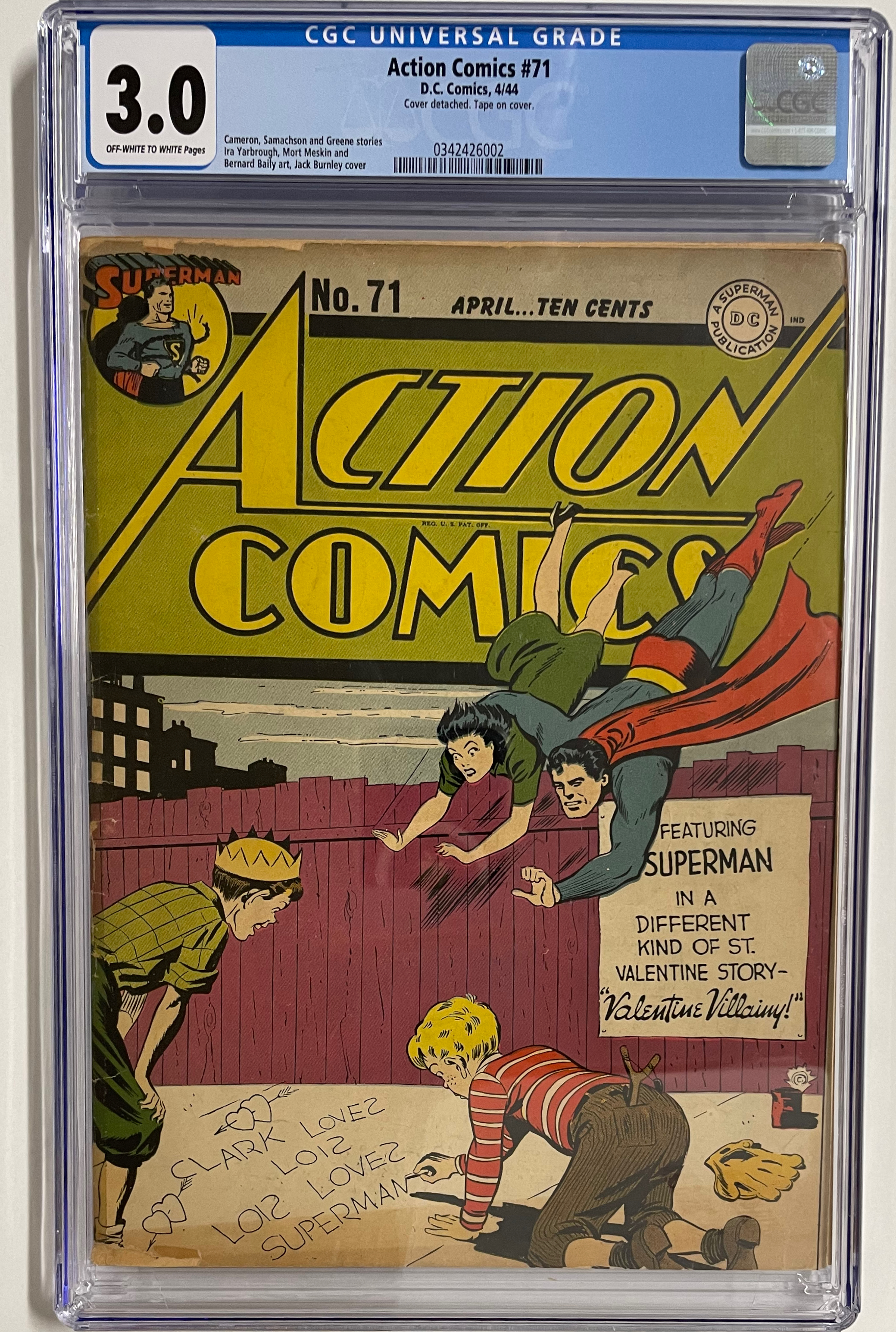 Action Comics #071 CGC 3.0