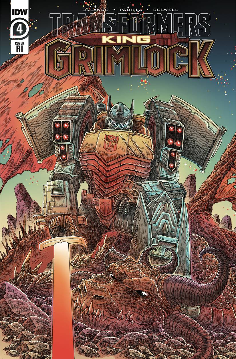 Transformers King Grimlock #4 Cover C 1 for 10 Incentive Stokoe (Of 5)