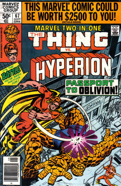 Marvel Two-In-One #67 [Newsstand]-Fine