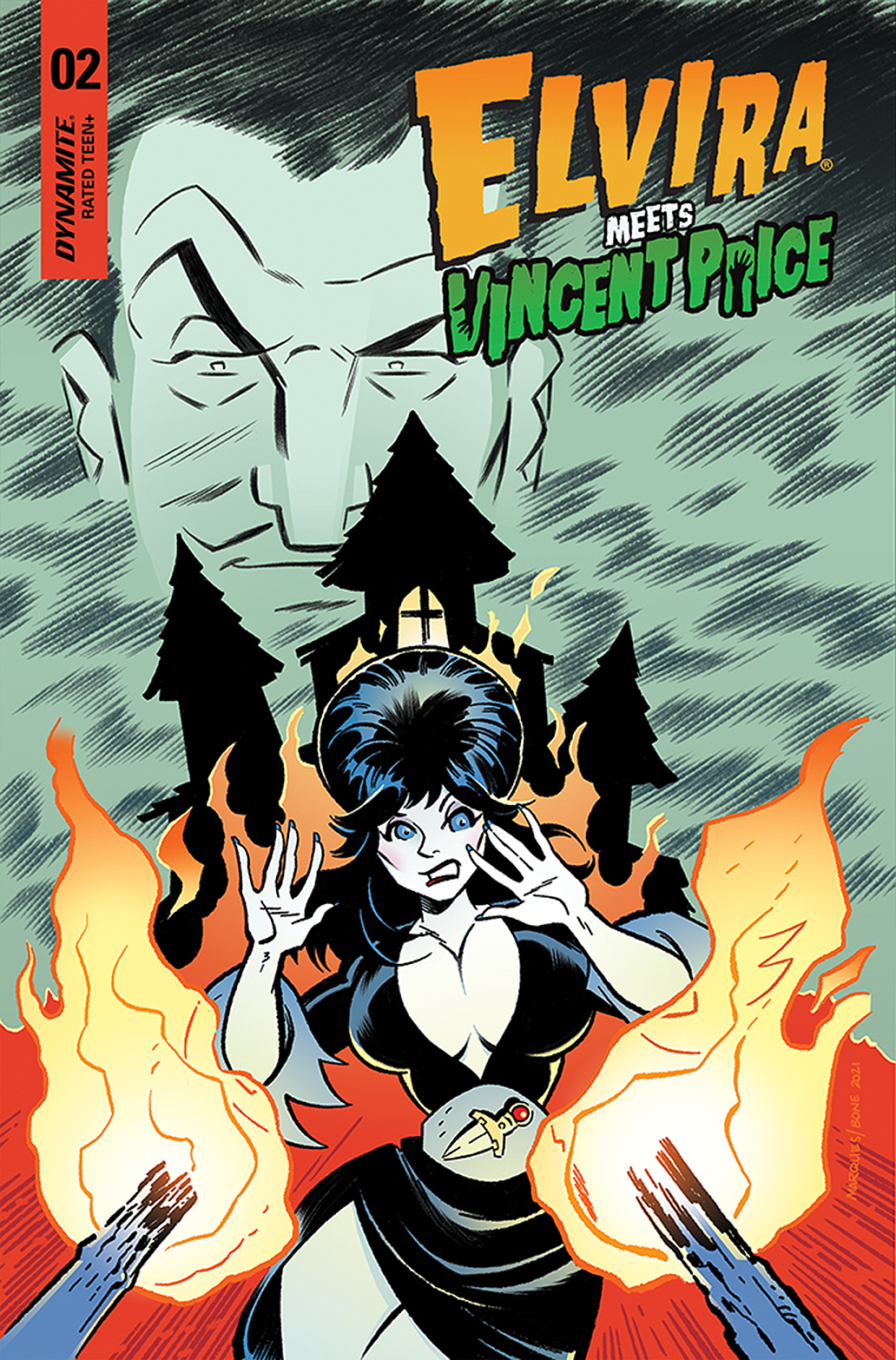 Elvira Meets Vincent Price #1 Cover C Royle
