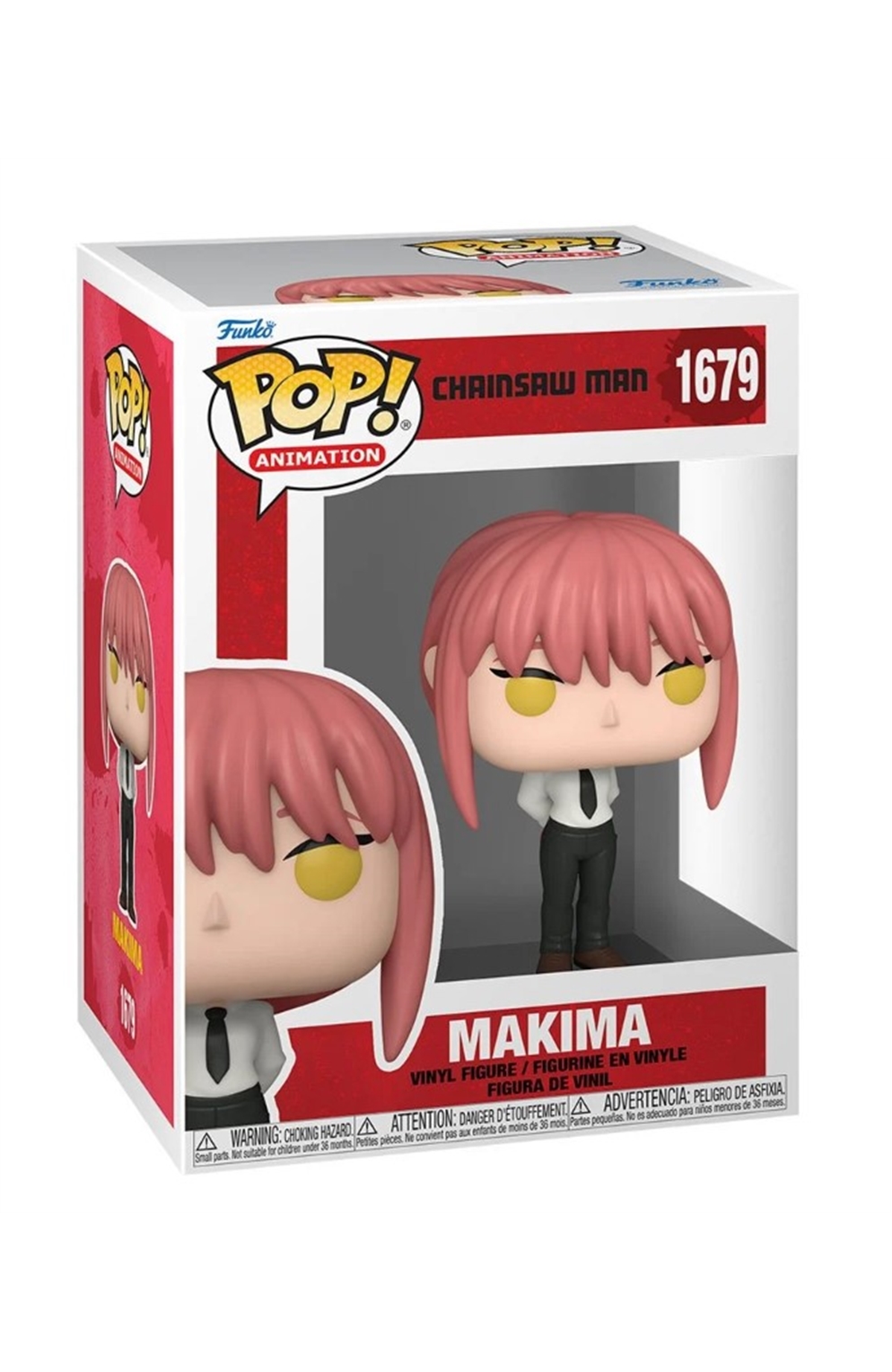 Pop Animation Chainsaw Man Makima Vinyl Figure