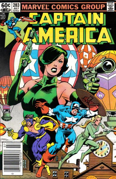 Captain America #283 [Newsstand]-Fine