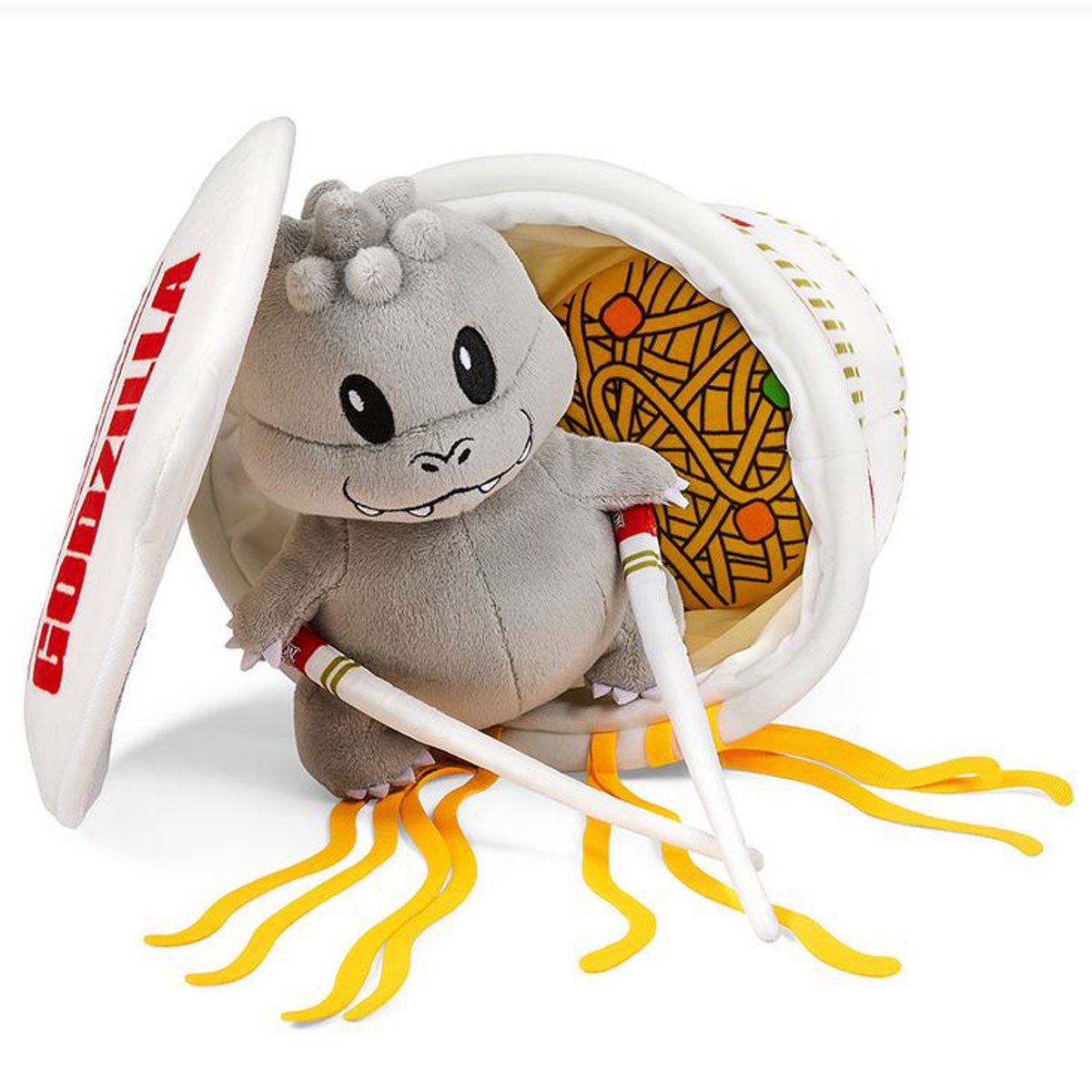 Godzilla In Cup Noodle Interactive Plush