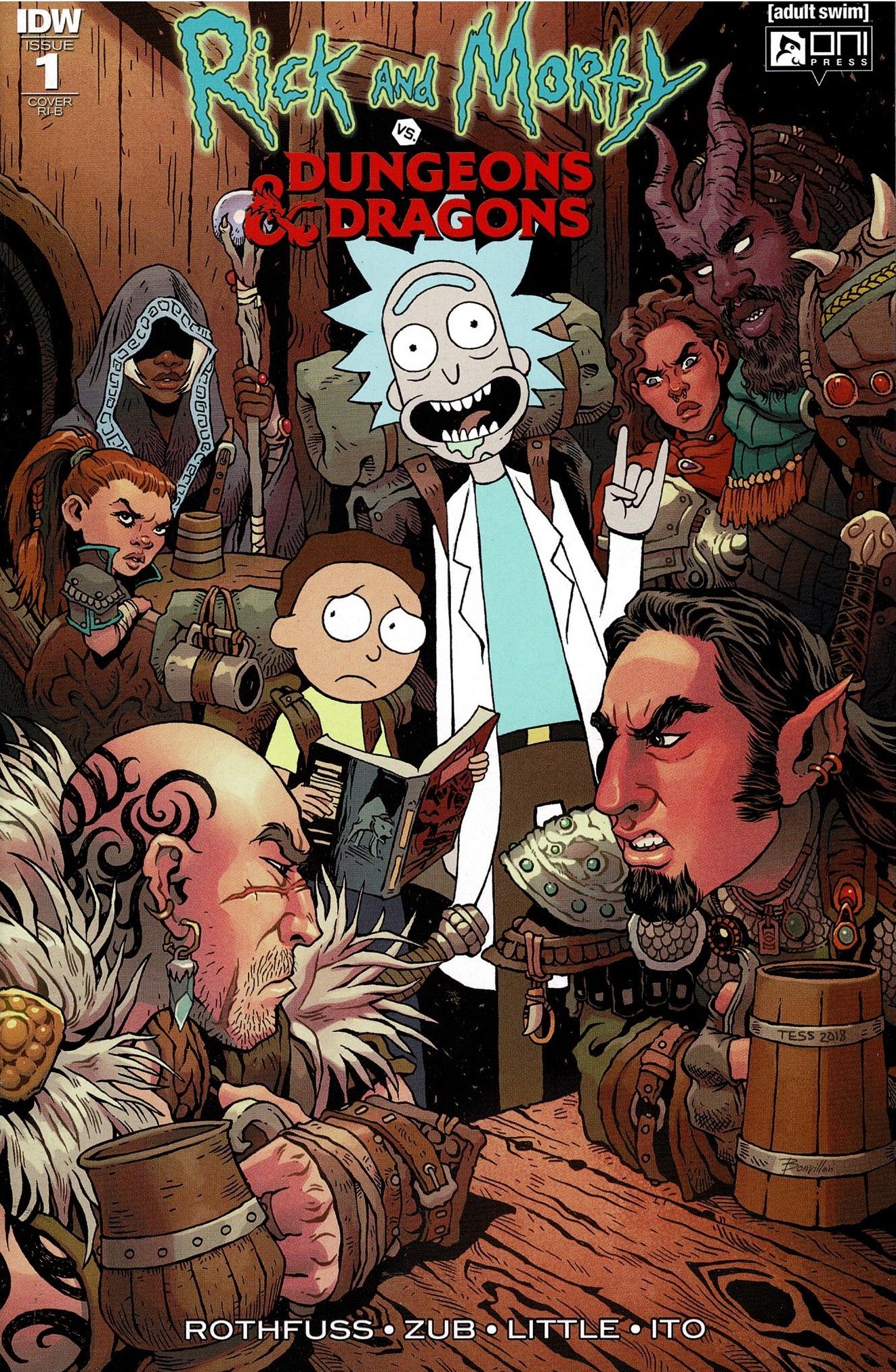 Rick and Morty Vs Dungeons & Dragons #1 1 for 25 Incentive Fowler (Of 4)