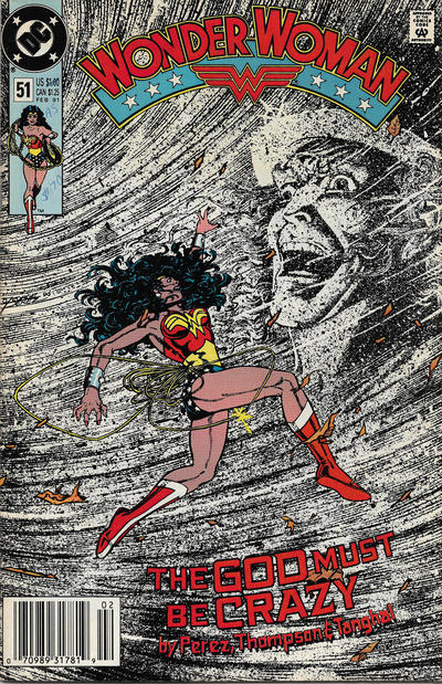 Wonder Woman #51 [Newsstand]-Fine (5.5 – 7)