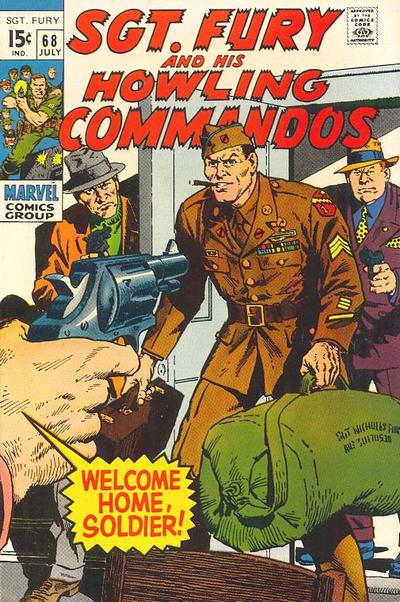 Sgt. Fury #68 - Fn/Vf 7.0