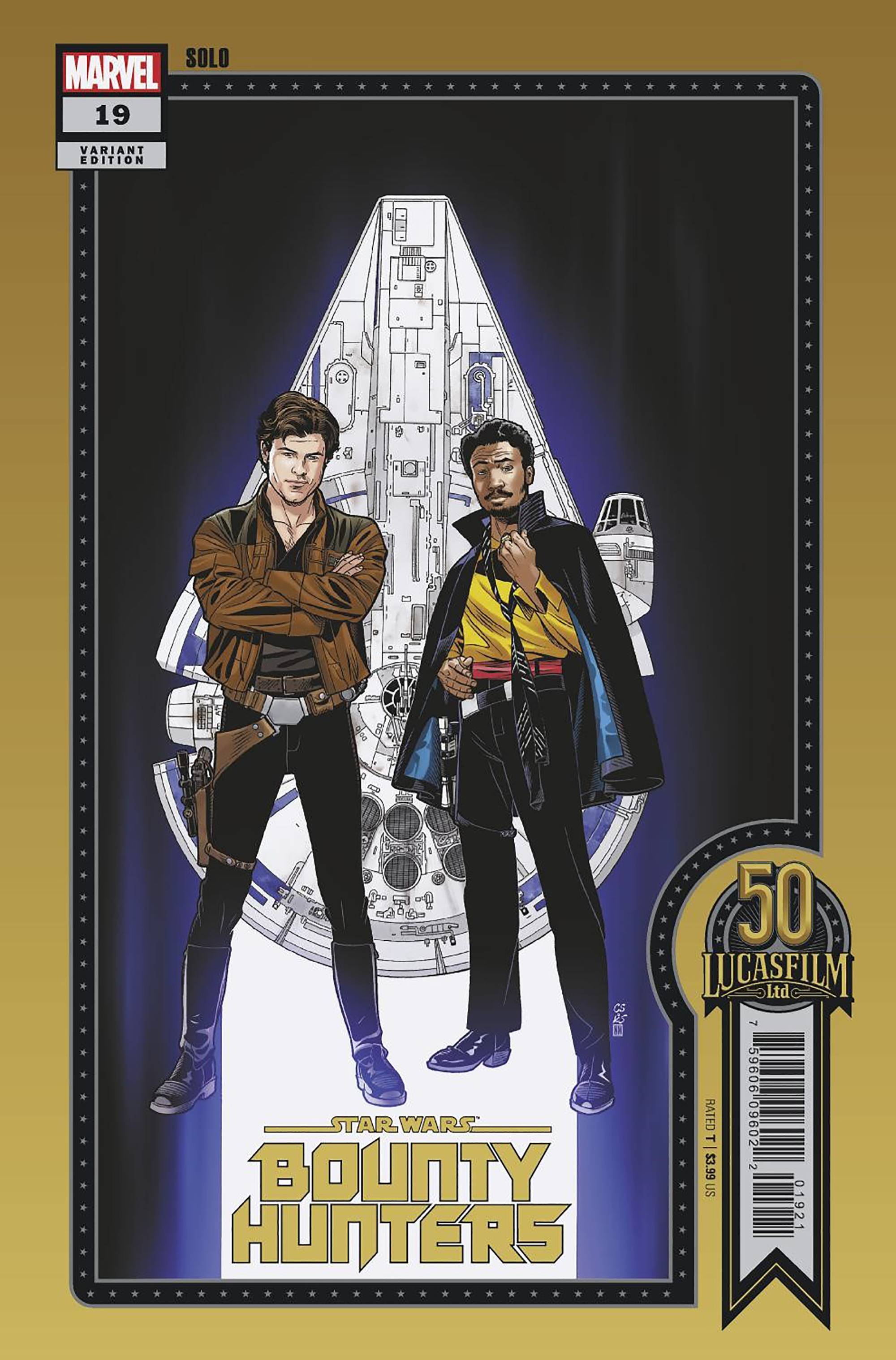 Star Wars: Bounty Hunters #19 Sprouse Lucasfilm 50th Variant