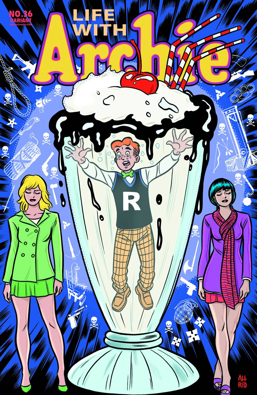 Life With Archie Comic #36 Mike Allred Cover