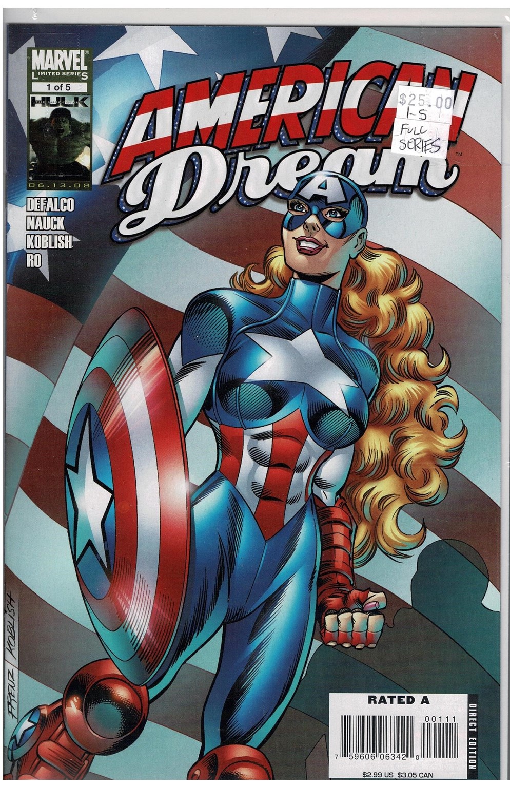 American Dream #1-5  Comic Pack