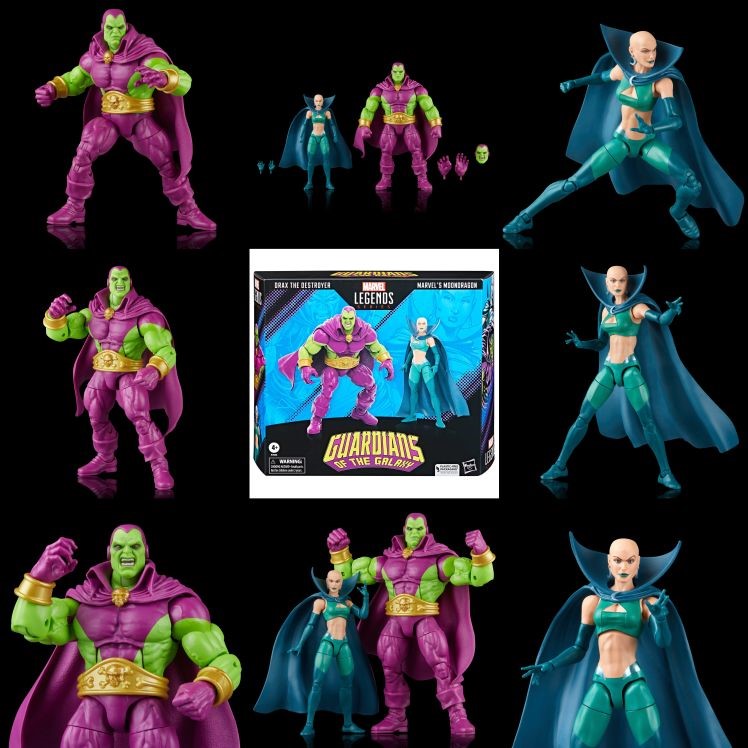 Marvel Legends Drax The Destroyer And Moondragon Exclusive 2-Pack