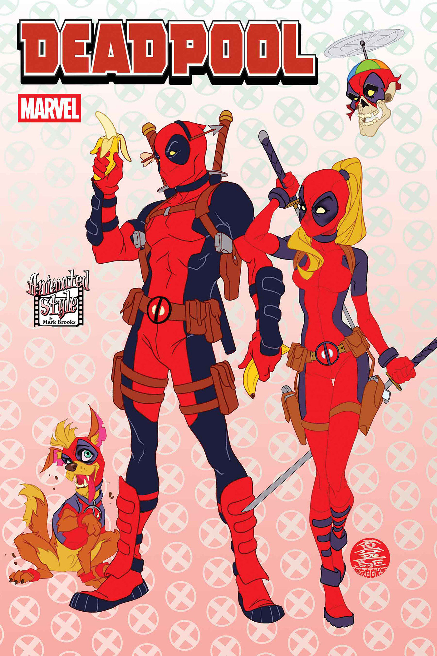 Deadpool #11 Mark Brooks Animated-Style Variant (Deadpools vs Spider-Man)