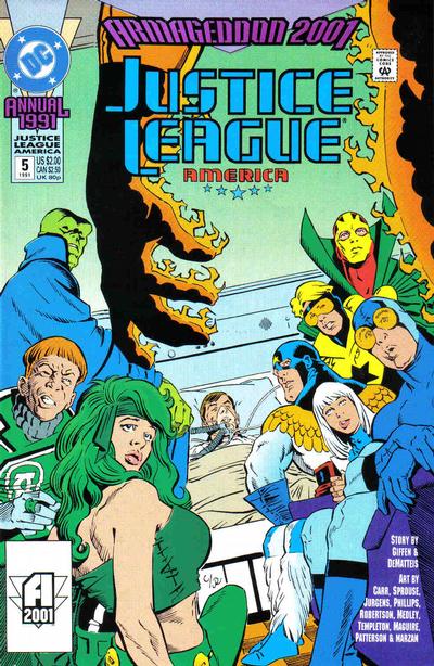 Justice League America Annual #5 [1991, Direct]-Fine (5.5 – 7)