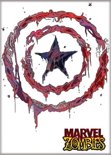 Cap Shield Marvel Zombies Magnet