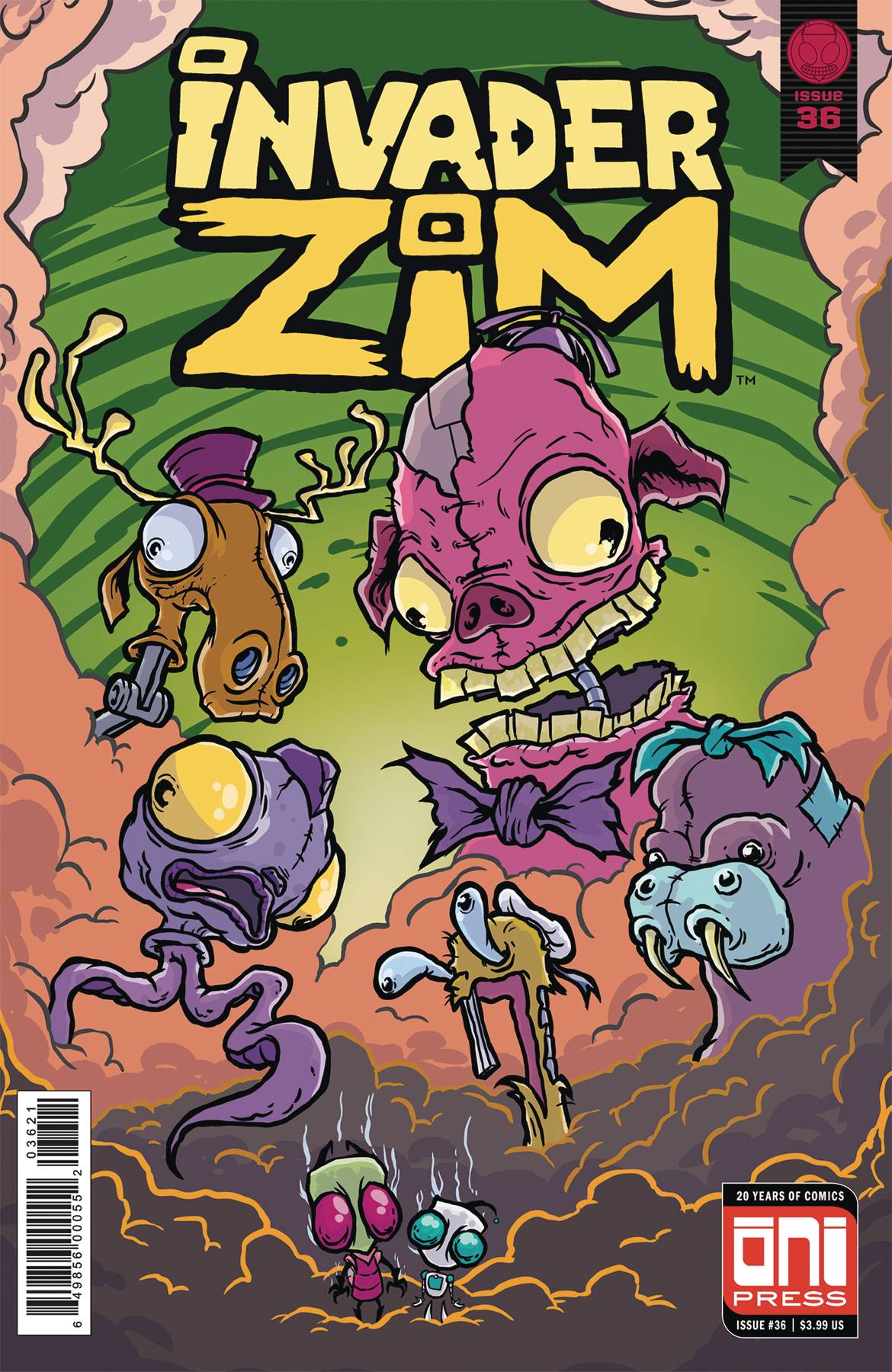 Invader Zim #36 Cover B Sornig Variant