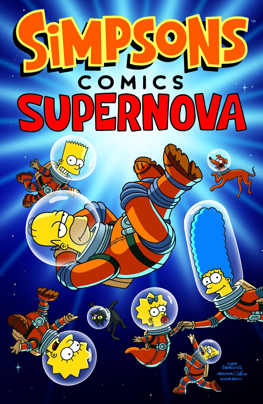 Simpsons Comics Supernova Graphic Novel