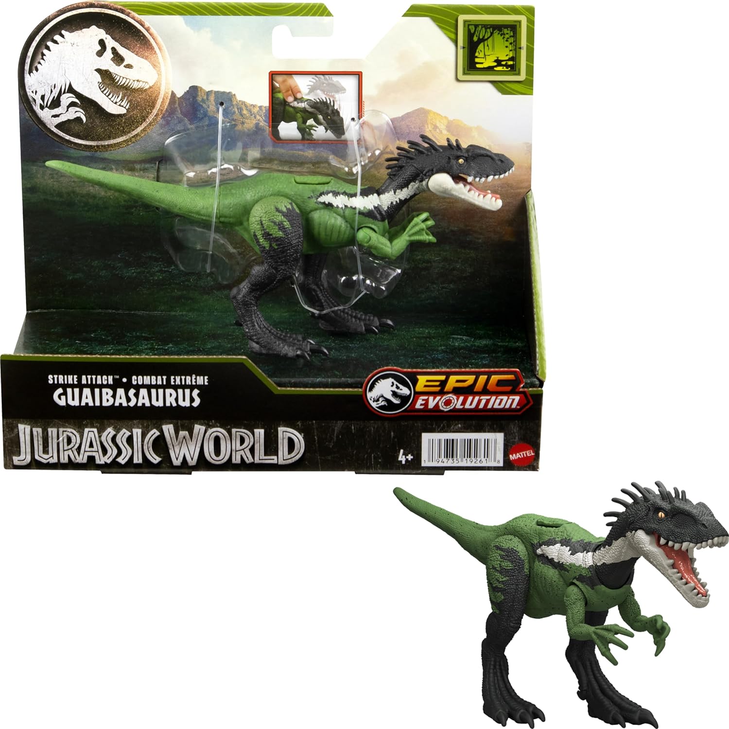 Jurassic World Strike Attack: Guaibasaurus Action Figure