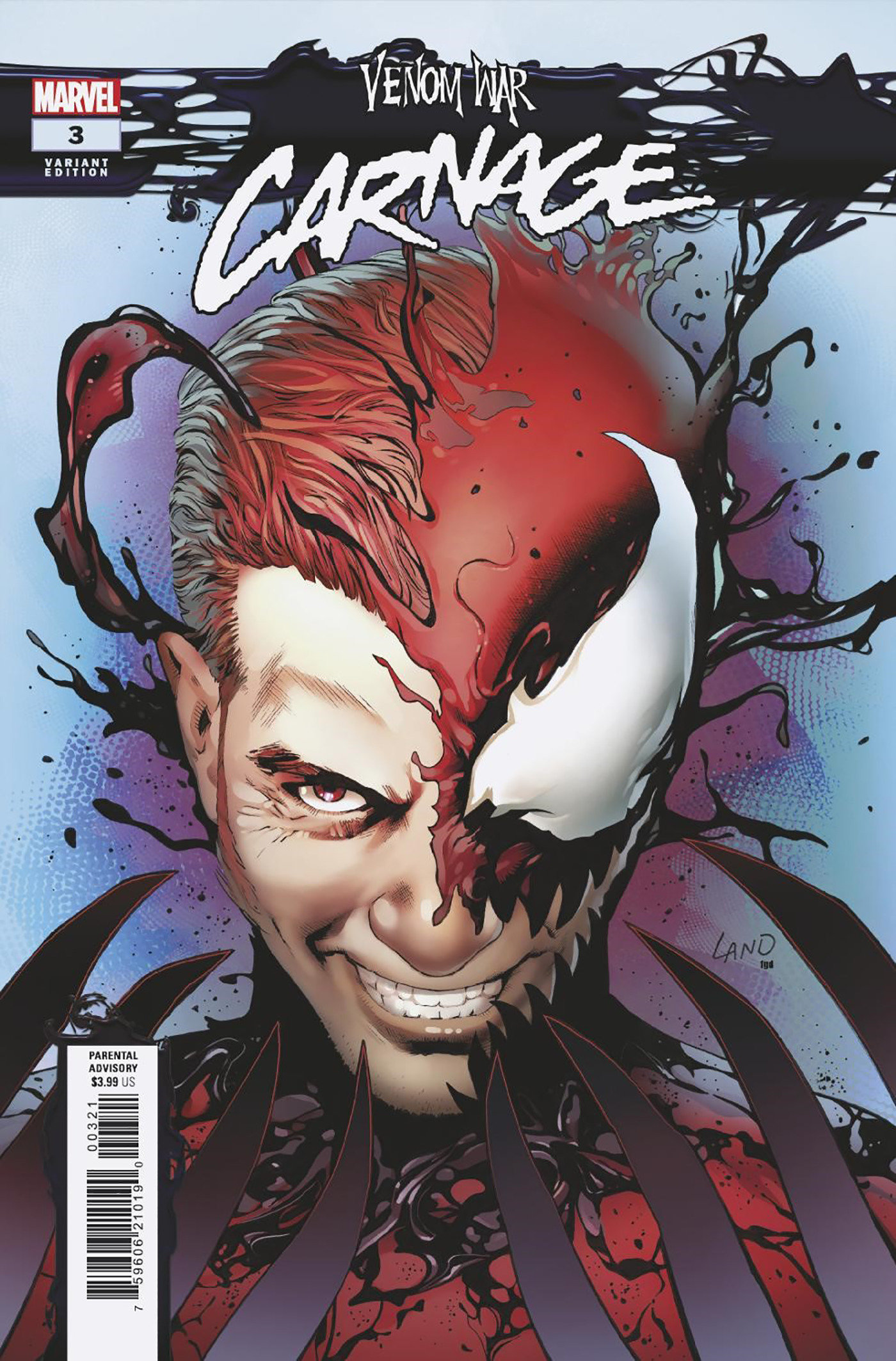 Venom War: Carnage #3 Dike Ruan Variant (Venom War)