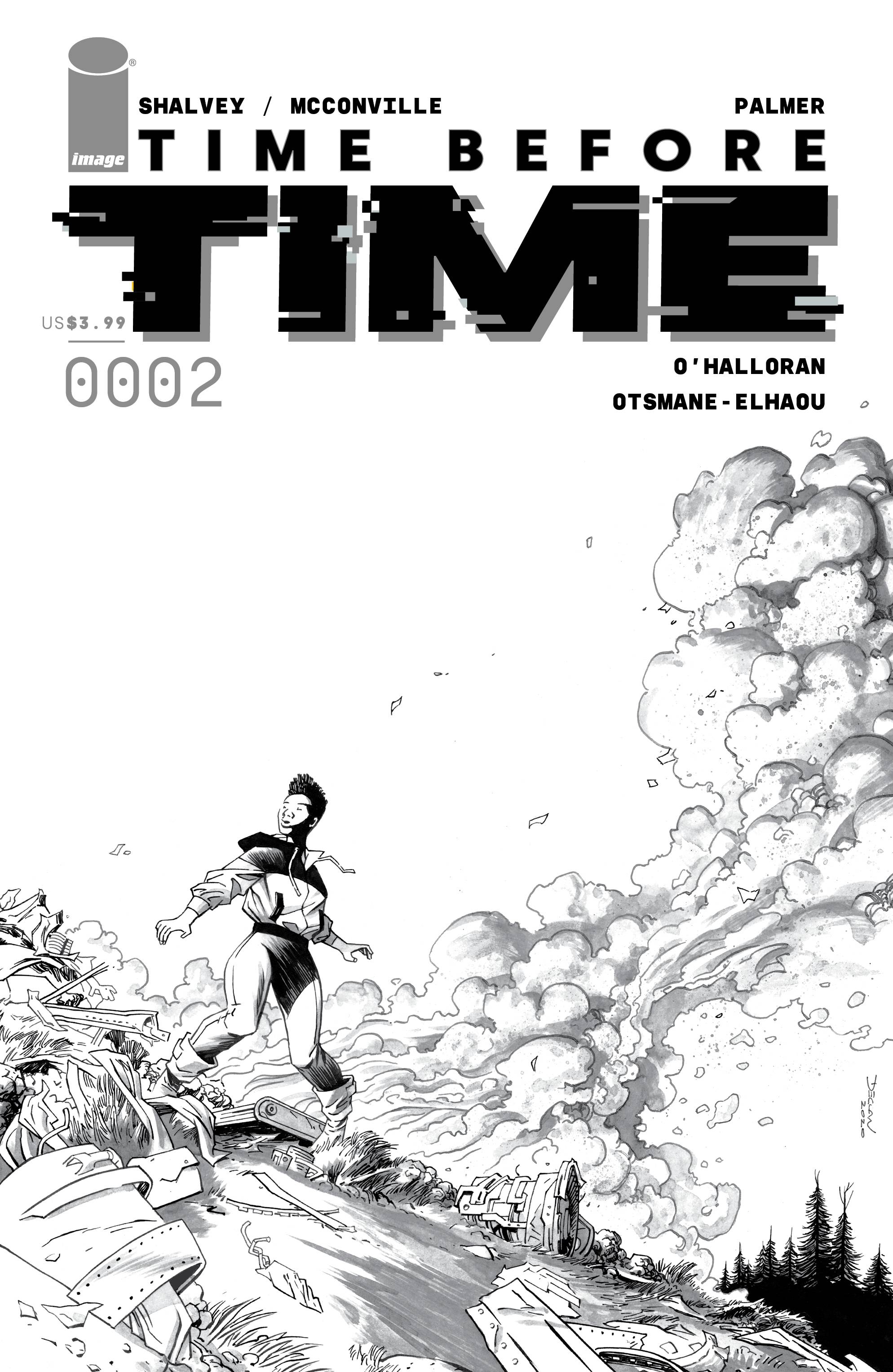 Time Before Time #2 Cover D 1 for 10 Incentive Shalvey Black & White (Mature)