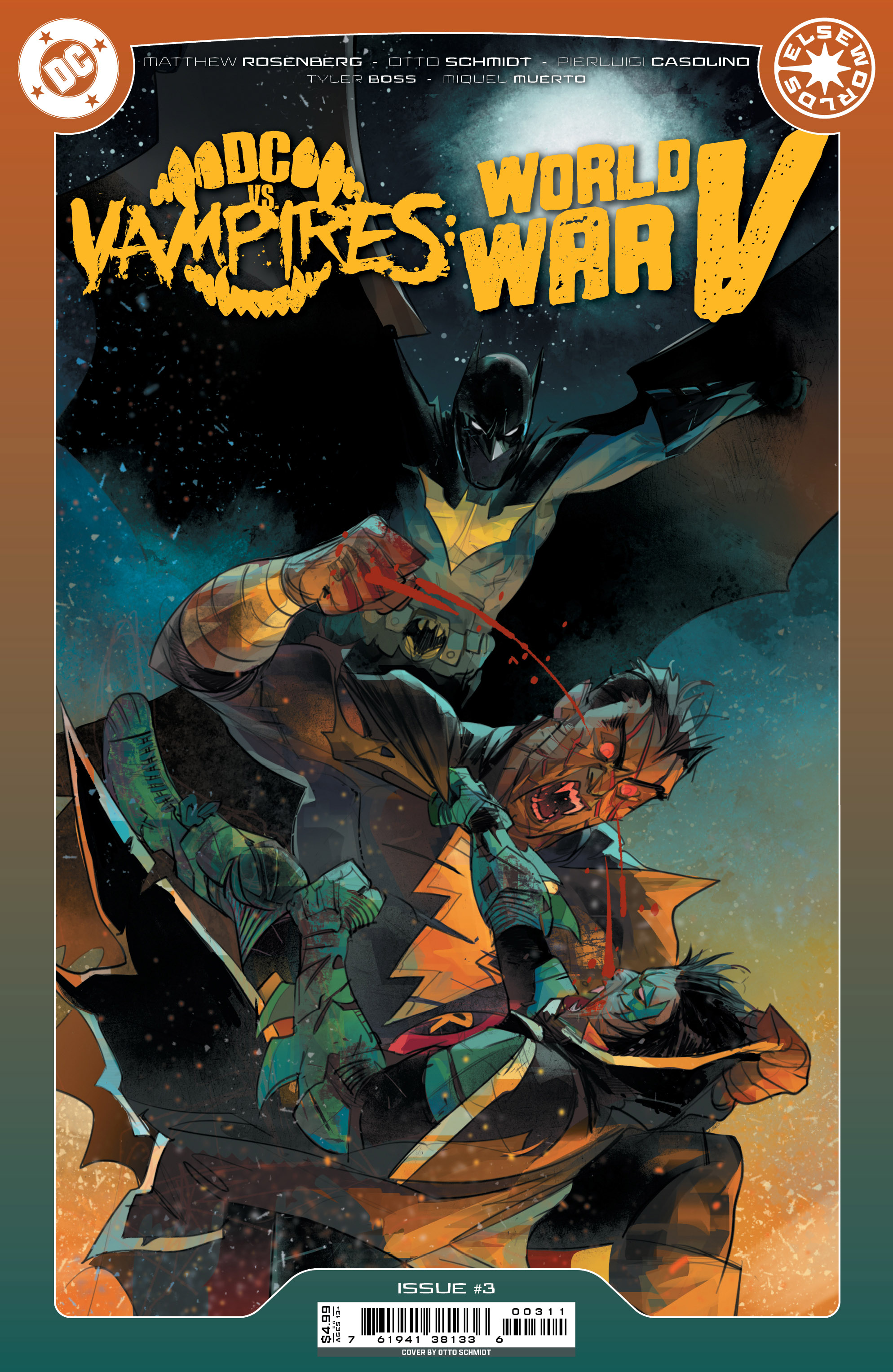 DC Vs Vampires World War V #3 (Of 12) Cover A Otto Schmidt