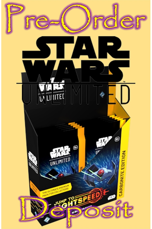 Star Wars: Unlimited Tcg: Jump To Lightspeed Carbonite Booster Box Pre-Order Deposit