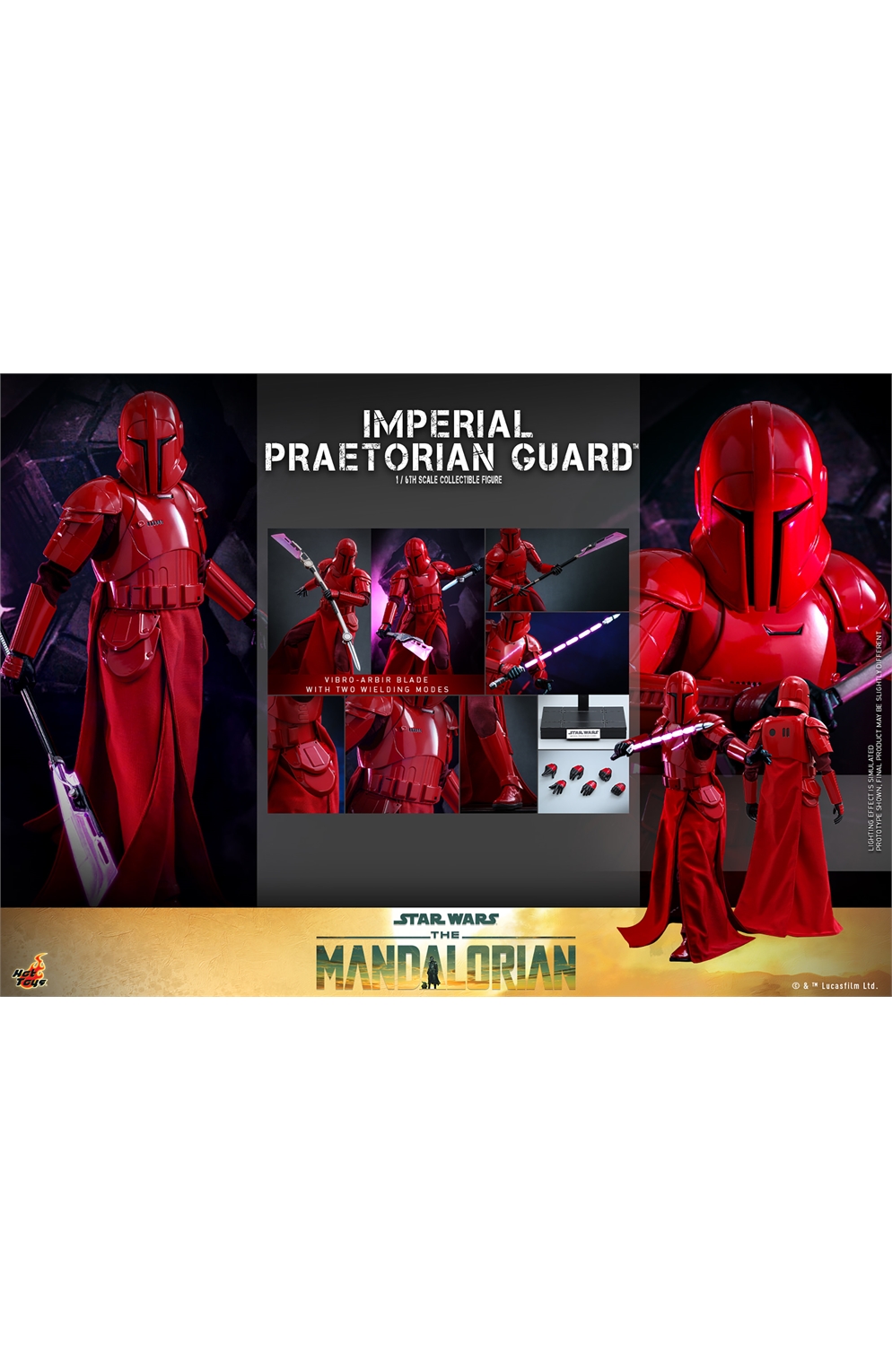 Star Wars Imperial Praetorian Guard Sixth Scale Figure By Hot Toys