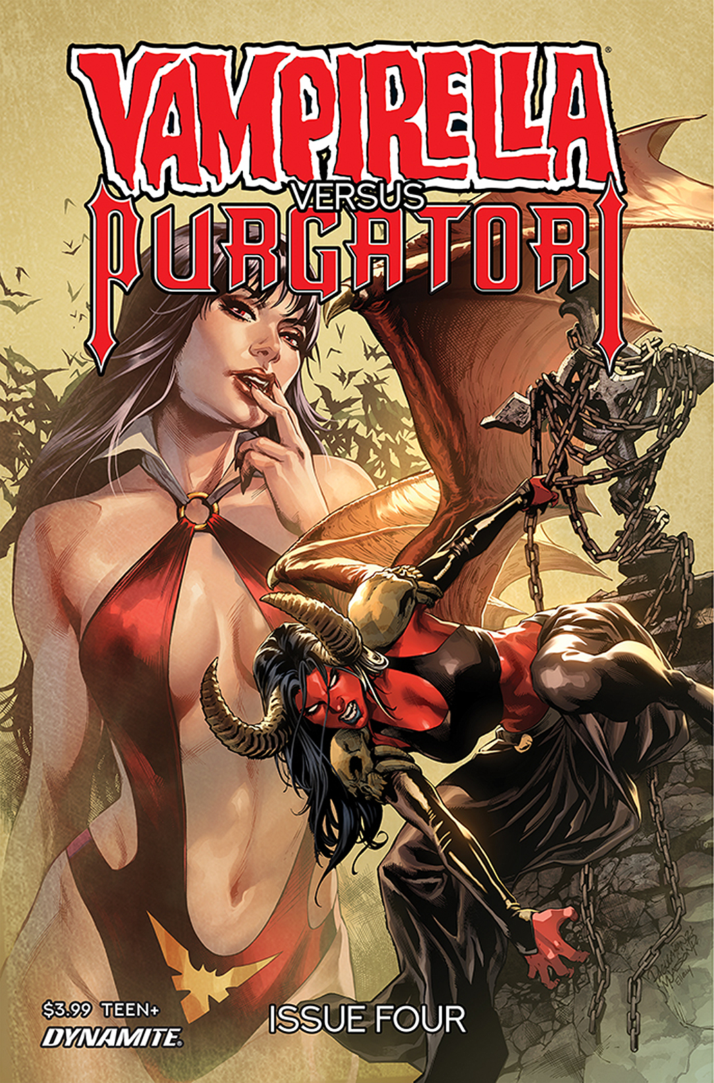 Vampirella Vs Purgatori #4 Cover B Pagulayan