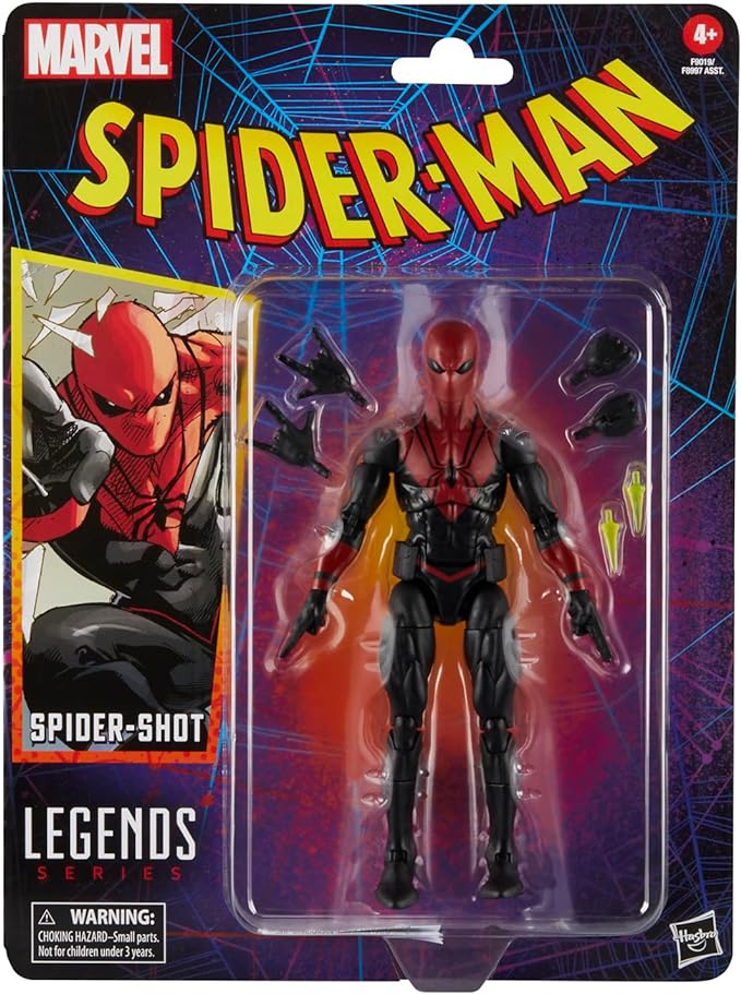 Spider-Man Marvel Legends Comic 6-inch Spider-Shot Action Figure