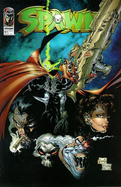 Spawn #61-Fine (5.5 – 7) 1st Cameo Appearance of Jessica Priest, Later Becomes She-Spawn