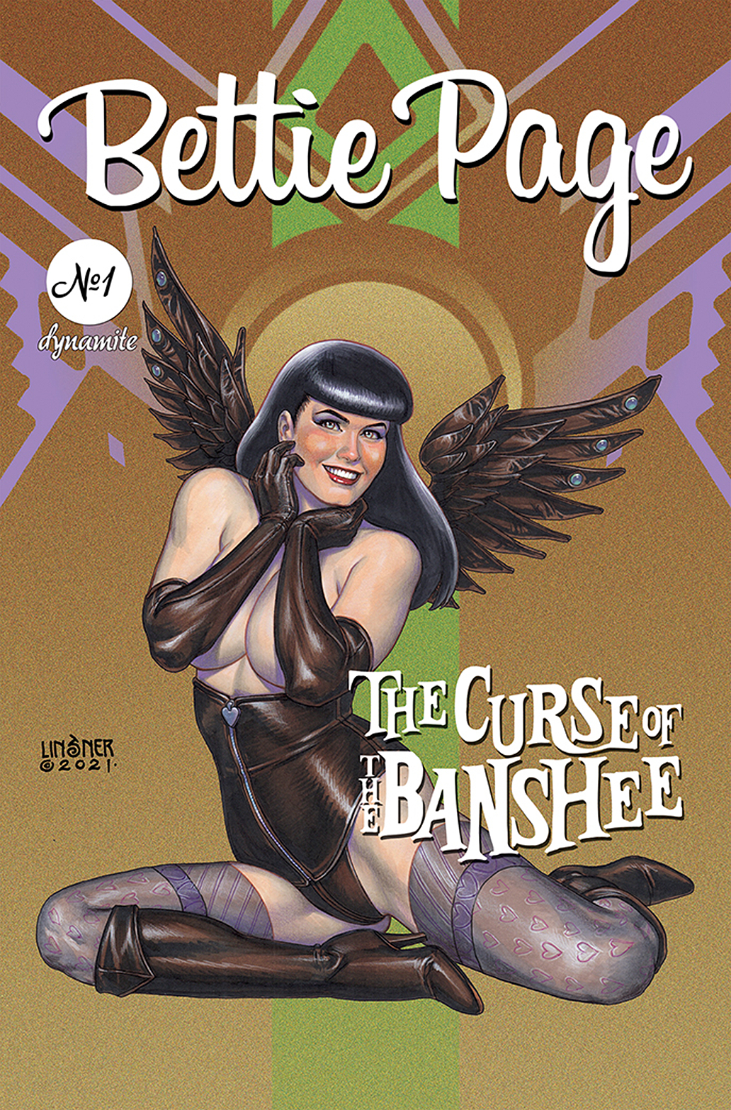 Bettie Page & Curse of the Banshee #1 Cover B Linsner