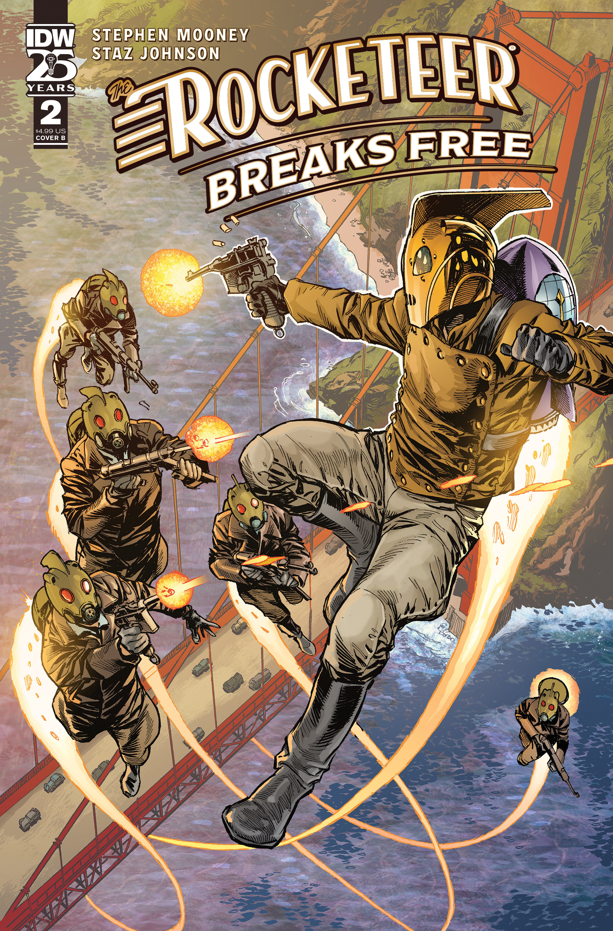 The Rocketeer Breaks Free #2 Cover B Johnson