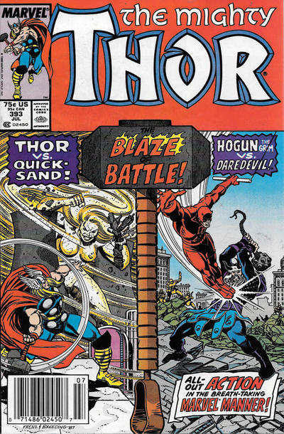 Thor #393 [Newsstand] - Fn/Vf