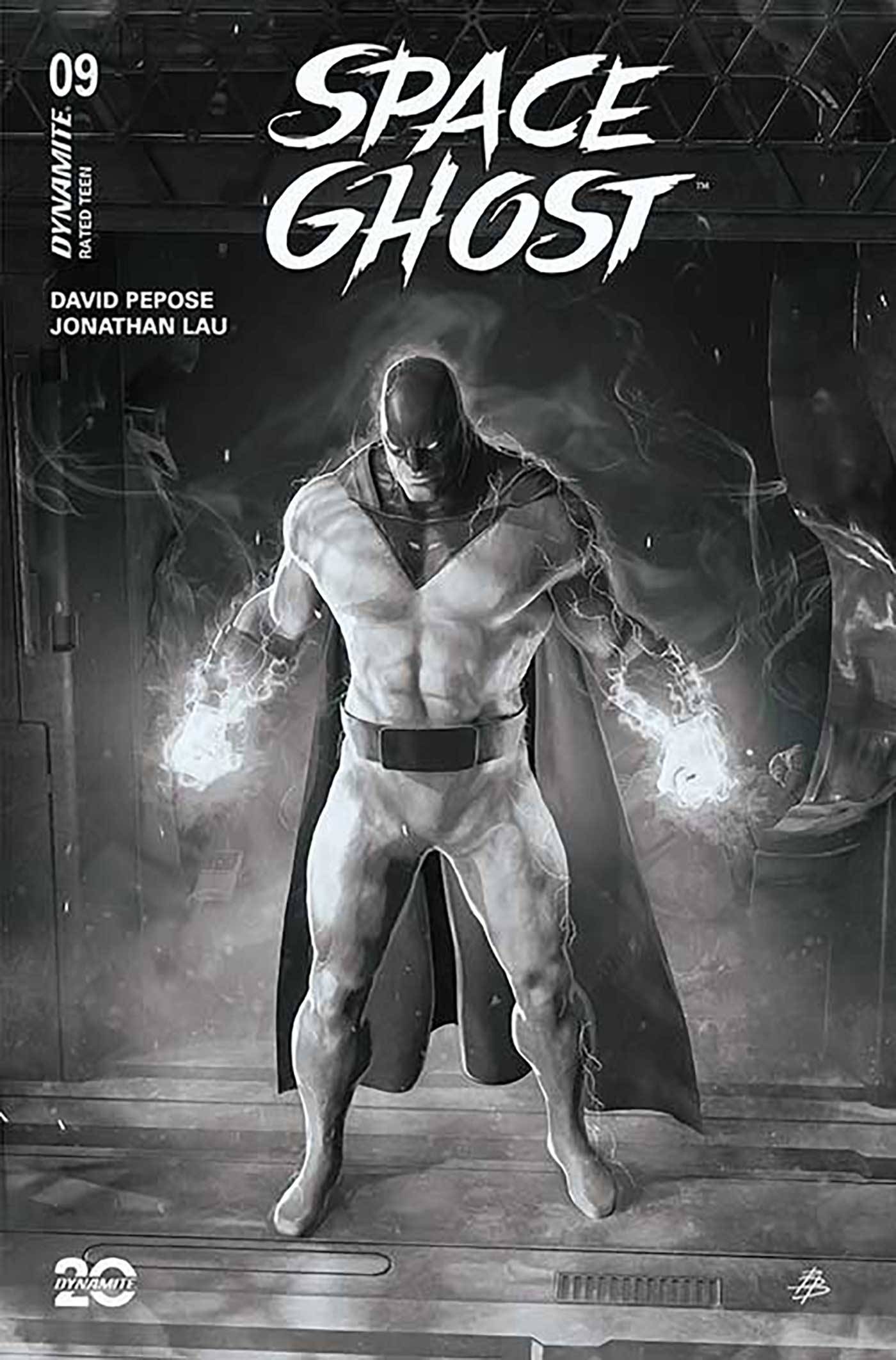 Space Ghost #9 Cover N 1 for 5 Incentive Barends Black & White