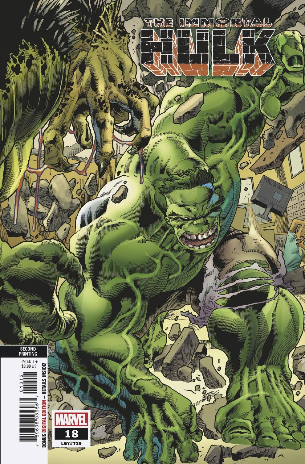 Immortal Hulk #18 2nd Printing Bennett Variant (2018)