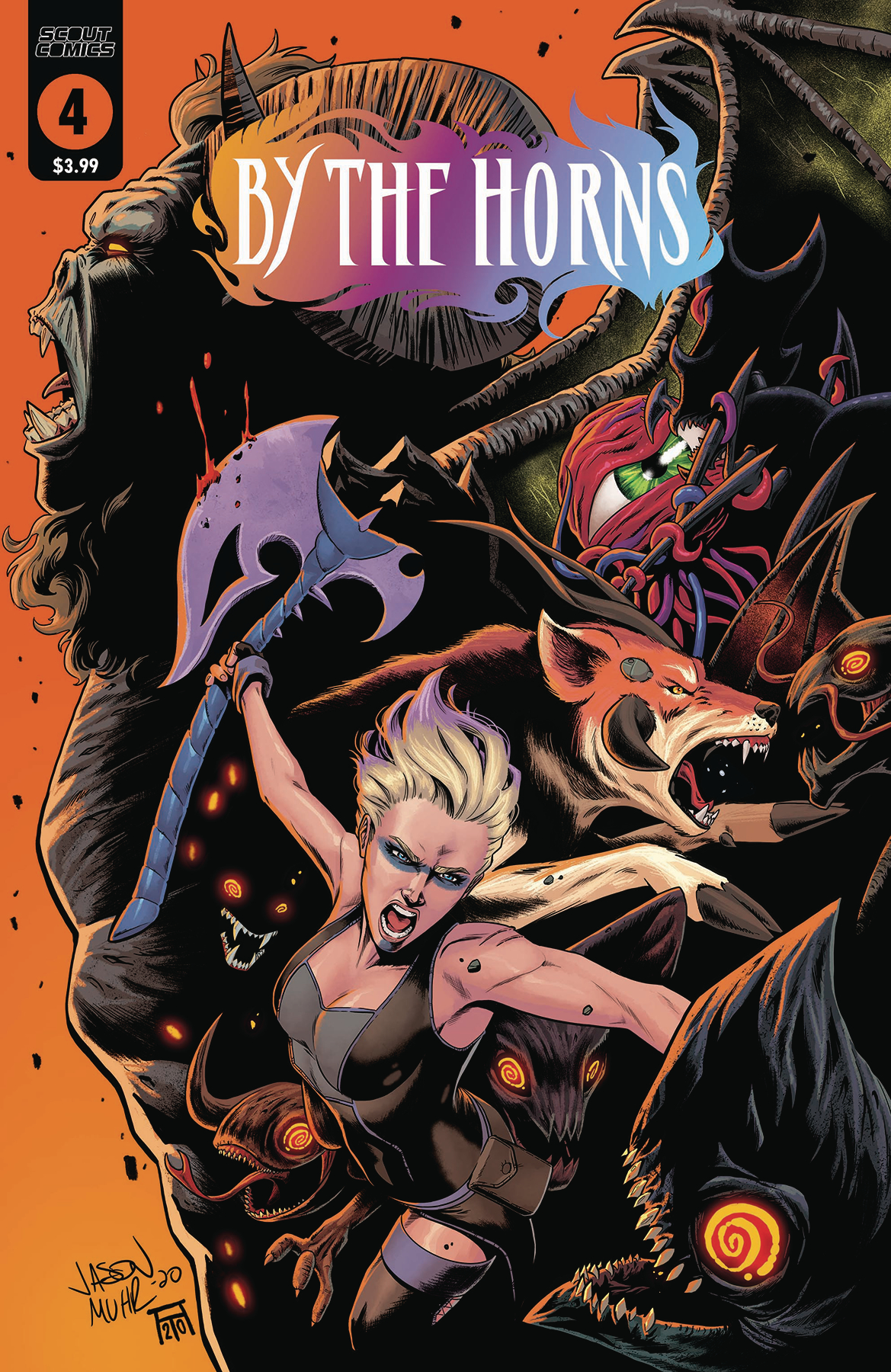 By The Horns #4 Cover A Muhr (Mature) (Of 7)